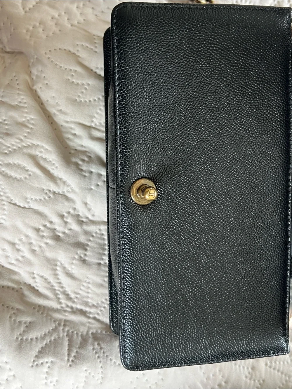 CHANEL Black Quilted Boy Bag with Gold-Tone Hardware